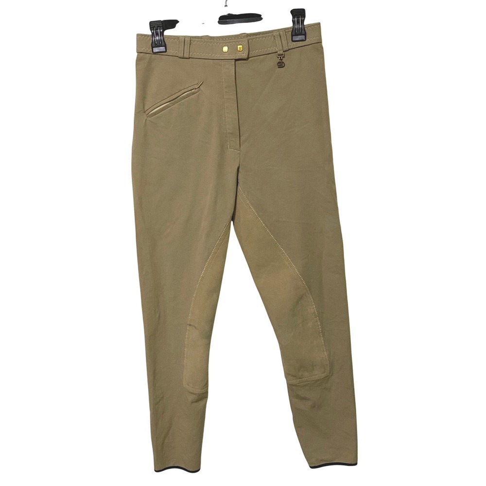 Golden Dress Tan Full Seat Equestrian Riding Breeches Pants 28R Made in Germany